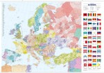 Evropa – nástěnná administrativní mapa, 4. vydání