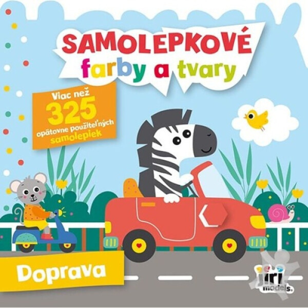 Samolepkové farby a tvary pre najmenších Dopravné prostriedky