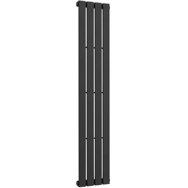 CERANO - Koupelnový radiátor Arlen - boční připojení - 558 W - černá matná - 1800x300 mm CER-278650