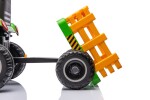 Mamido Dětský elektrický traktor BBH-030 s přívěsem zelený