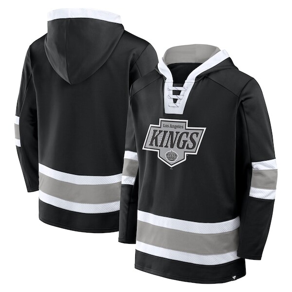 Fanatics Pánská mikina Los Angeles Kings NHL Mens Laced Hockey Hoodie Velikost: S