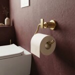 REA - Držák na toaletní papír 81305 Rivo Brush Gold REA-98059