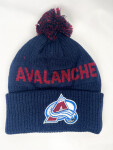Outerstuff Dětská zimní čepice Colorado Avalanche NHL Cufed Knit With Pom