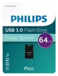 Philips Pico Edition 64GB černá / Flash disk / USB 3.0 (FM64FD90B/00)
