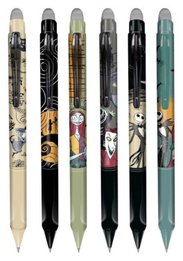 Gumovatelné pero Tim Burton, modrá náplň