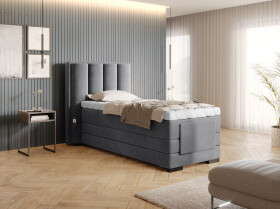 Boxspring Veros 90 Rozměr: 90 x 200 cm, látka: Sola 6