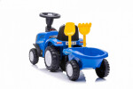 Mamido Dětské odrážedlo traktor s přívěsem New Holland T7 modrý