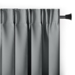 Zatemňovací závěs blackout RESTILO stříbrný 140 x 245 cm 1 ks