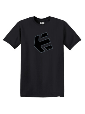 Etnies Crank Tech Black/Charcoal pánské tričko krátkým rukávem