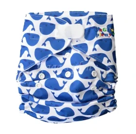 GaGa's Látková plena AIO Velryba na suchý zip (8594197441637)