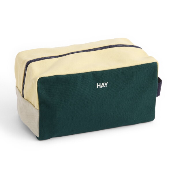 HAY Kosmetická taška Multi Wash Bag M Dark Green, zelená barva, textil