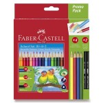 Faber - Castell Pastelky trojhranné 18 ks + 4ks + 2ks tužek