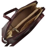 Luxusní dámská kožená crossbody Katana Rebora, hnědá