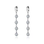 Ocelové náušnice Laurea - chirurgická ocel, Stříbrná