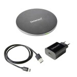 ZENS bezdrátová indukční nabíječka Aluminium Series Dual Wireless Charger ZEDC10W/00 Výstup Qi standard, USB A bílá