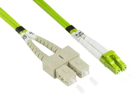 Good Connections OM5 LC/SC zelený / Optický patch kabel / Multi-mode / 50/125 µm / 0,5 m / LSZH (LW-8005LS5)