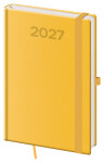 Týdenní diář 2027 Helma A5 Print Pop žlutý