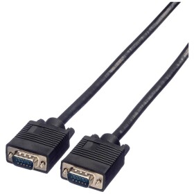 Roline VGA kabel VGA pólové Zástrčka, VGA pólové Zástrčka 20.00 m černá 11.04.5220 zablokovatelný VGA kabel