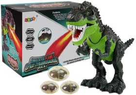 Mamido Dinosaurus Tyrannosaurus Rex na baterie se zvukovými efekty zelený