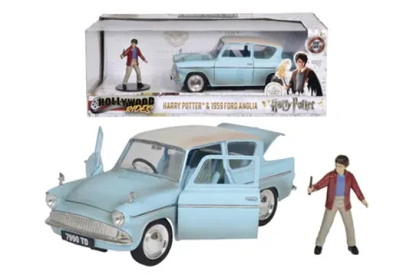 Jada Harry Potter Auto Ford Anglia 1959 s figurkou Harryho Pottera