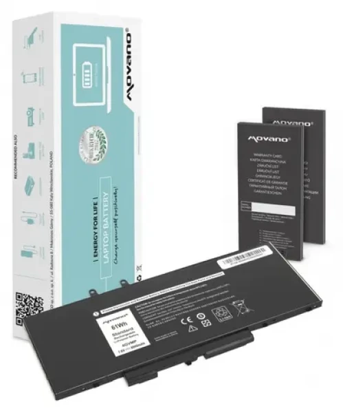 Baterie 4GVMP pro Dell Latitude 5400 a 5500 / Baterie pro notebook / 8000 mAh / 61 Wh (BT/DE-5500)