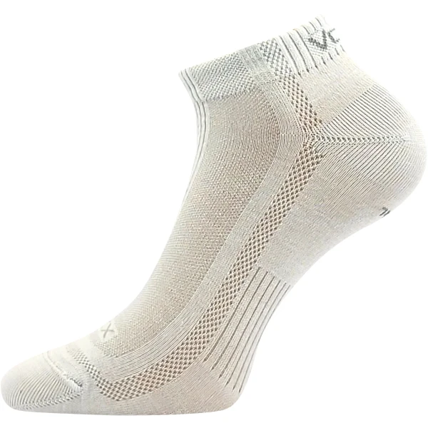 VOXX Ponožky nízké sportovní MORFAN z modalu SVĚTLE ŠEDÉ (3 páry) 43-46 124607