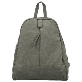 Trendy dámský koženkový kabelko-batoh Ticiana, šedý