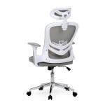 Kancelářská židle, houpací mechanismus, šedá, KA-K2031 GREY