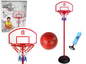 Mamido Basketbalový koš na zahradu červený