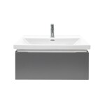 Koupelnová skříňka s umyvadlem a baterií SAT Feel 60x30x44,8 cm antracit mat SATFEEL60ANTU4BA SATFEEL60ANTU4BA