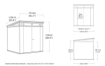 KETER PENT Signature HORIZONTAL domek 7x7 - ASHWOOD