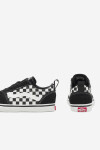 Tenisky Vans WARD SLIP-ON VN0A3QU1PVJ1 Materiál/-Syntetický,Přírodní kůže (useň) - Semiš,Látka/-Látka