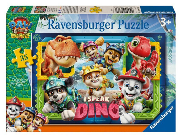 Puzzle Tlapková patrola: Dinosauří film 35 dílků