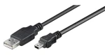 Goobay 50767 / USB kabel / USB 2.0 Hi-Speed / 1,8 m / černá (50767)