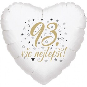 93. narozeniny balónek srdce Balonky.cz 93. narozeniny balónek srdce Balonky.cz