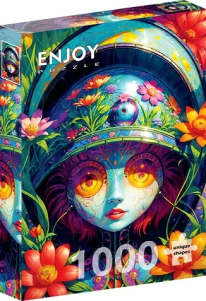 ENJOY Puzzle Květinová bojovnice