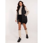 Vesta zateplená módní dámská s kapucí