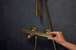 HANSGROHE - Ecostat Element Termostatická vanová baterie, kartáčovaný bronz 13347140
