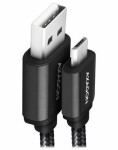 AXAGON BUMM-AM15AB HQ Datový kabel USB-A 2.0 - microUSB 1.5m černá (BUMM-AM15AB)