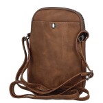 Menší dámská crossbody kapsa Lóra, hnědá