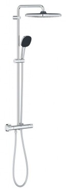 GROHE - Vitalio Comfort Sprchový set s termostatem, 25x25 cm, 2 proudy, chrom 26696001
