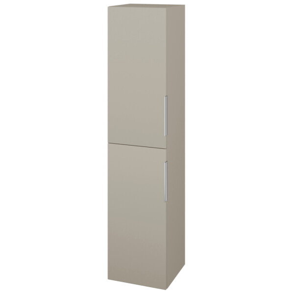 Dřevojas - Vysoká skříň DOS SVD2 35 - L04 Béžová vysoký lesk / Úchytka T05 / L04 Béžová vysoký lesk / Levé 116699F