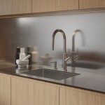OMNIRES - BEND kuchyňská baterie s výsuvnou hubicí, kartáčovaný nikl, BE6455NI