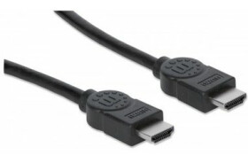 Manhattan HDMI kabel s ethernetem HDMI-HDMI 15m / stíněný / černá (323260)