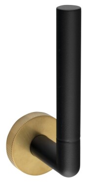 SAPHO - LARISSA držák toaletního papíru rezervní, černá/zlato mat WS018BG