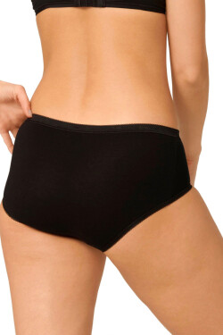 Dámské kalhotky Basic midi black - Sloggi černá 3XL