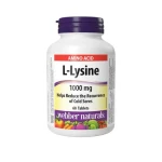 Webber Naturals L-lysine 1000 mg 60 tbl (17738)