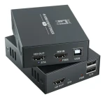 LevelOne HVE-8111 černá / Rozšiřovač HDMI / Cat5e/Cat6 / 100 m / 4K 60Hz (HVE-8111)