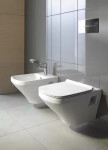 DURAVIT - DuraStyle Závěsné WC, Rimless, s HygieneGlaze, alpská bílá 2538092000