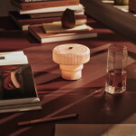 Ferm Living Sklenice Tall Kiru Clear 300 ml – set 2 ks, čirá barva, sklo